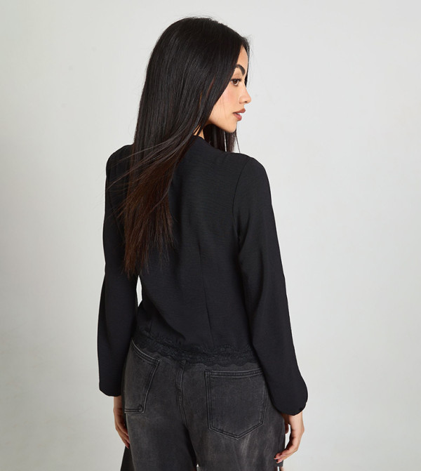 بوهو dark-romantic - أسود Casual Tops