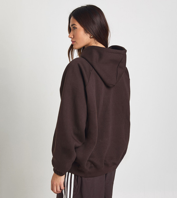 boohoo  Hoodies & Sweatshirts - Brown Hoodies