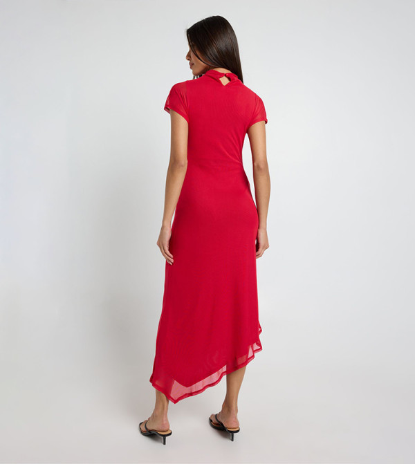 boohoo  - Red Midi Dresses