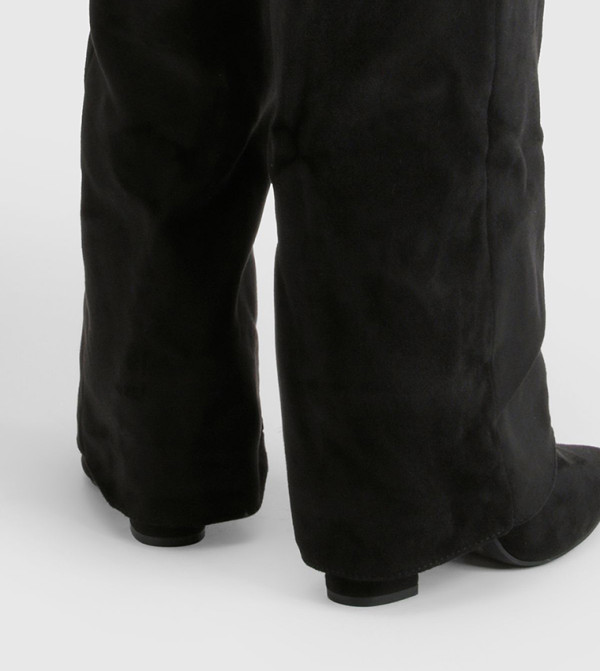 boohoo  Knee High Boots - BLACK Knee length Boots