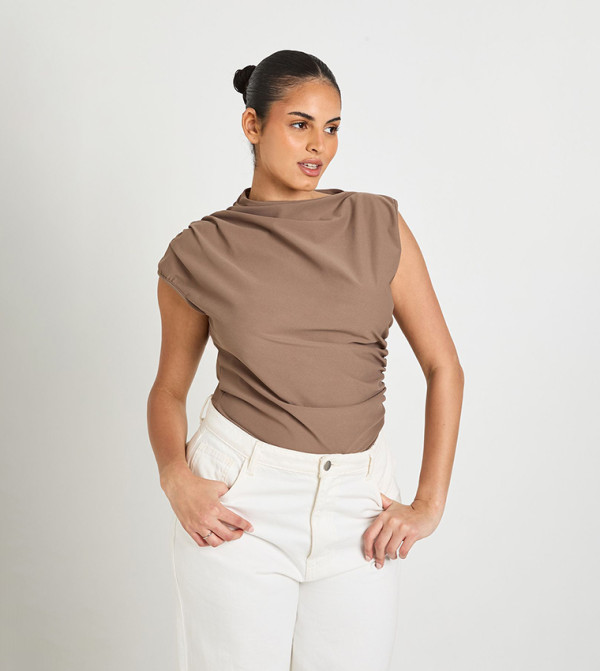 boohoo  Tops - Brown Tops