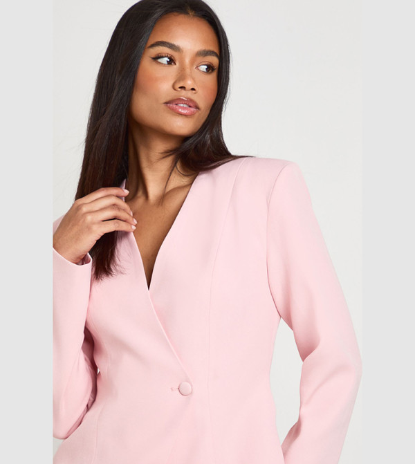 boohoo  Clothing - Pink Blazers