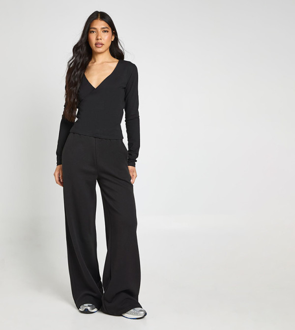 بوهو  co-ord-sets - أسود Co-Ord Set