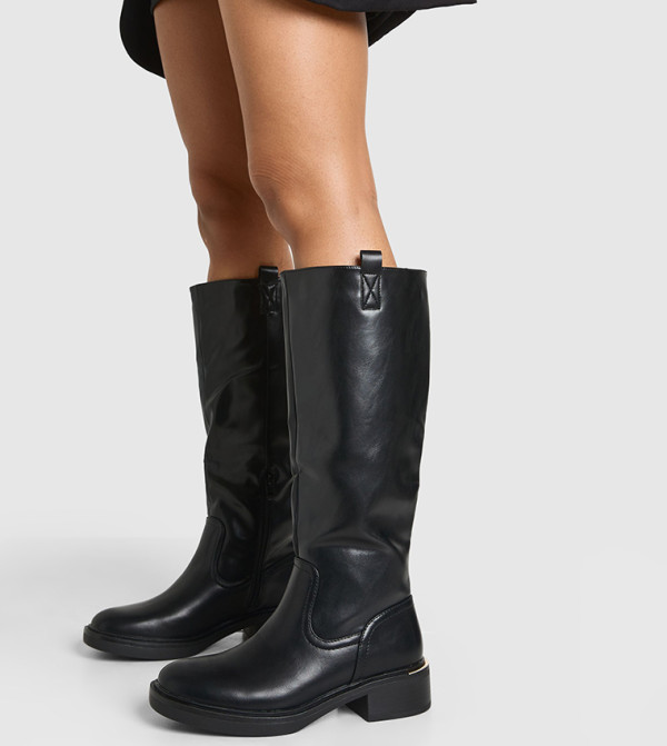 boohoo  - BLACK Knee length Boots