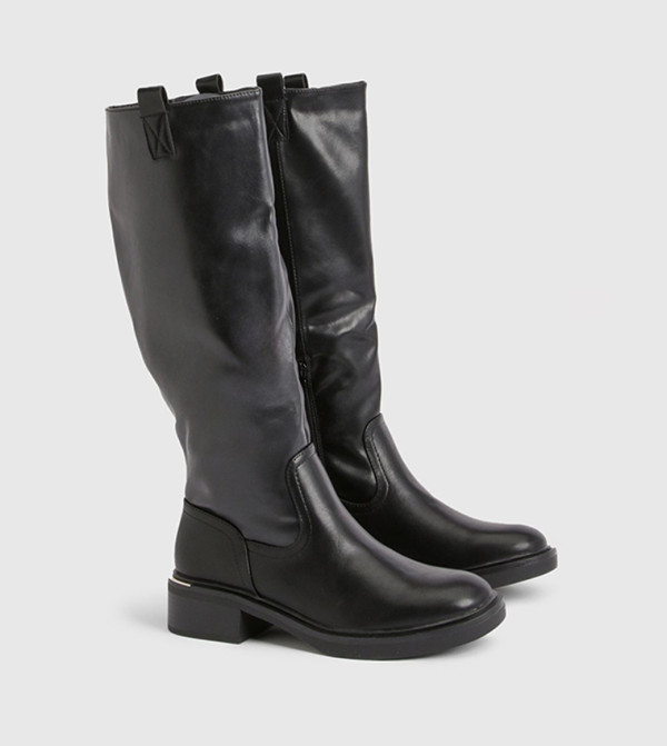 boohoo  - BLACK Knee length Boots