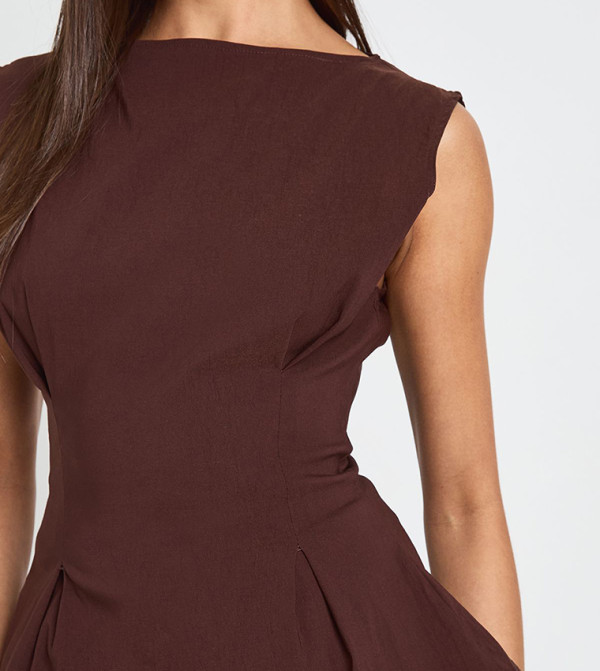 بوهو  devil-wears-prada - بني  Sleeveless Tops