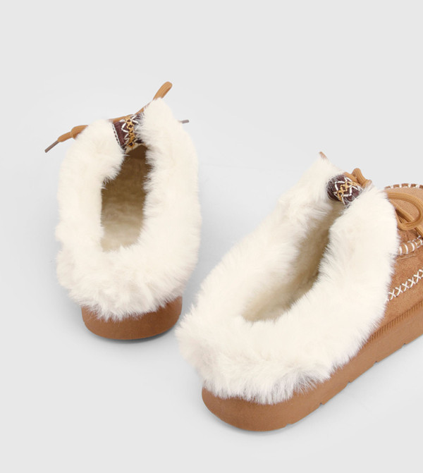 boohoo  Shoes - Brown Casual Slip-ons