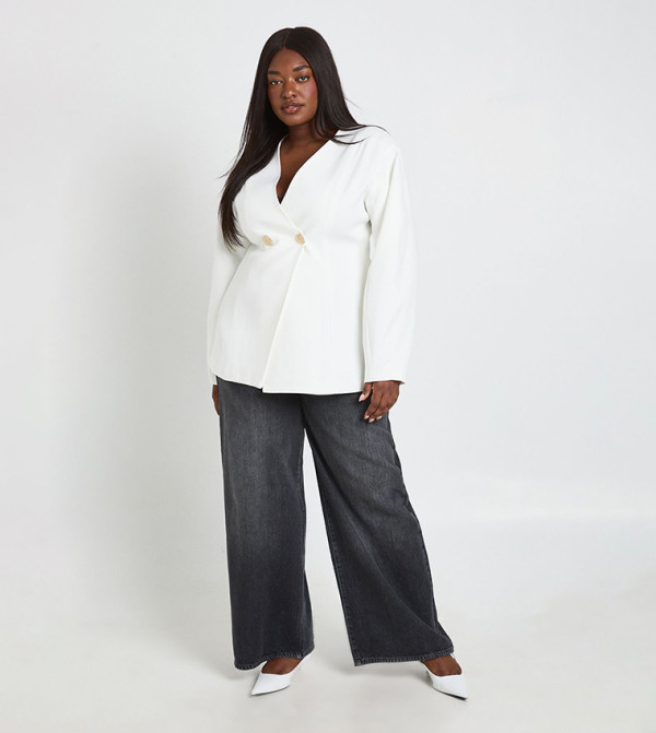 boohoo Jackets & Coats - White Jackets & Coats