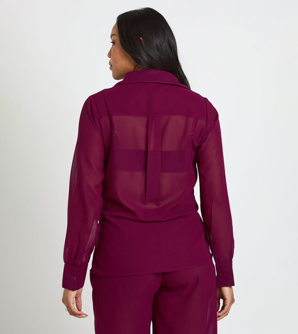 boohoo  Maternity Clothing - Purple Shirts