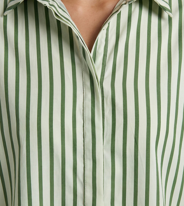 بوهو  summer-tailoring - أخضر قمصان