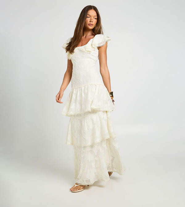 boohoo  - Beige Maxi Dresses