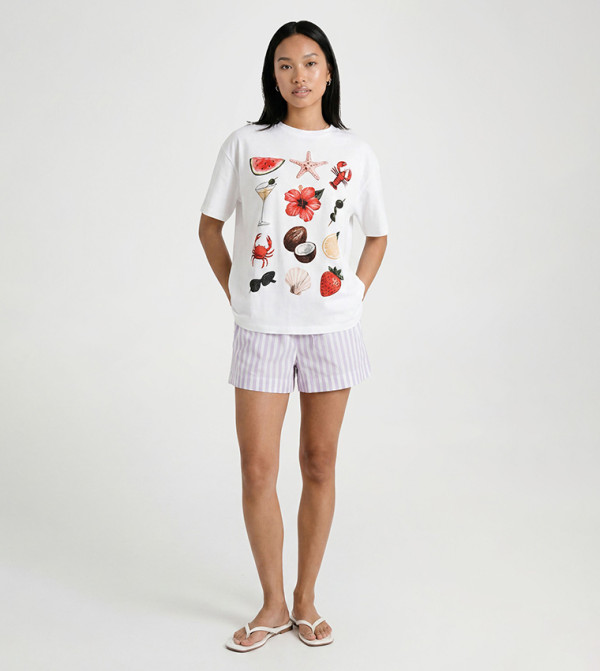 بوهو بوهو - أبيض Short Sleeve T-Shirts