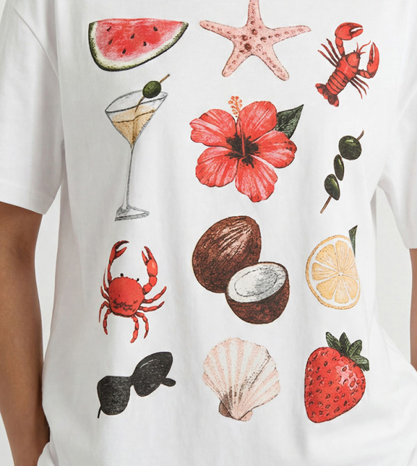 بوهو بوهو - أبيض Short Sleeve T-Shirts