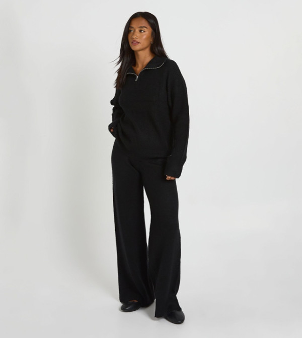 boohoo  Clothing Sets - BLACK Co-Ord Set