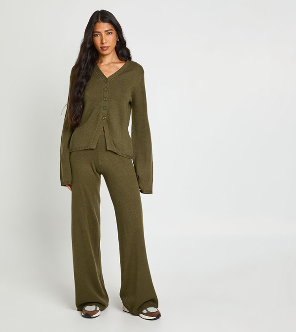 boohoo  Clothing Sets - Khaki Co-Ord Set