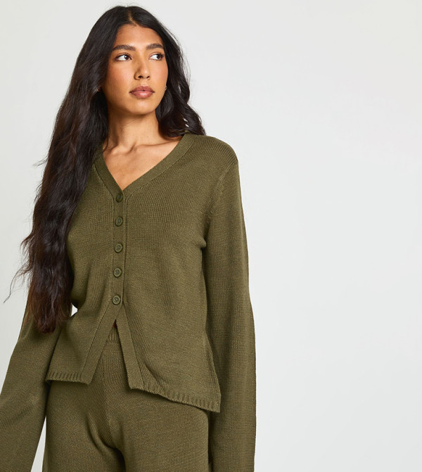 boohoo  Clothing Sets - Khaki Co-Ord Set