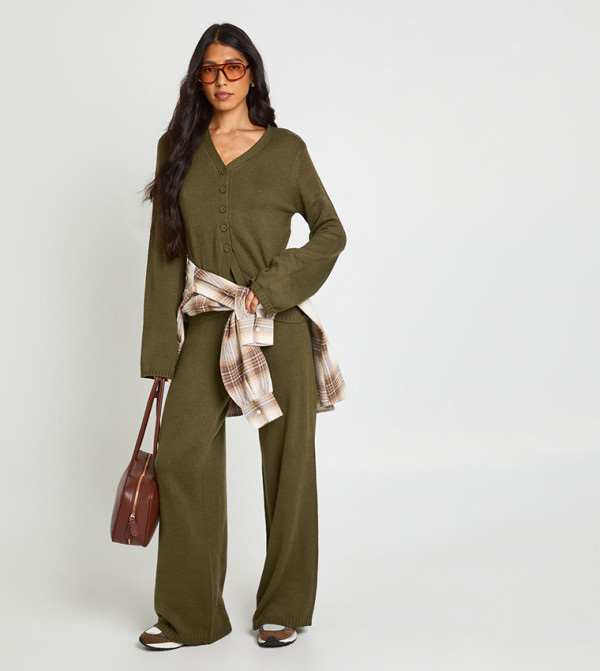 boohoo  Clothing Sets - Khaki Co-Ord Set