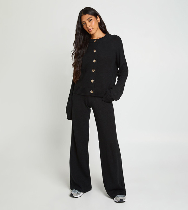 boohoo  Clothing Sets - BLACK Co-Ord Set
