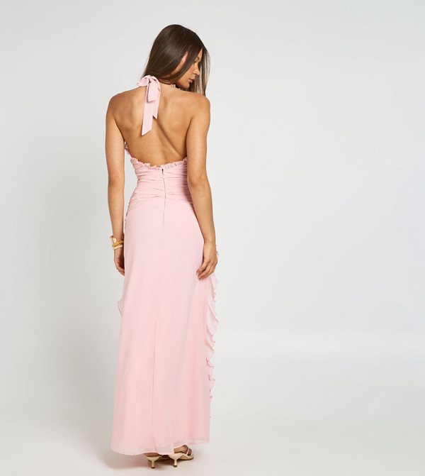 boohoo  maxi-summer-edits - Light Pink Maxi Dresses