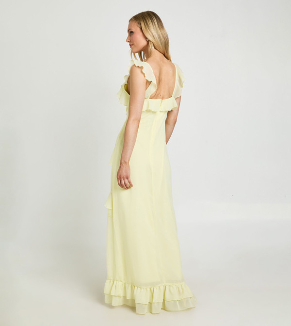 boohoo  maxi-summer-edits - Yellow Maxi Dresses