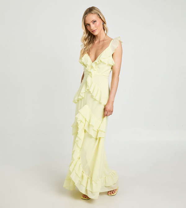 boohoo  maxi-summer-edits - Yellow Maxi Dresses