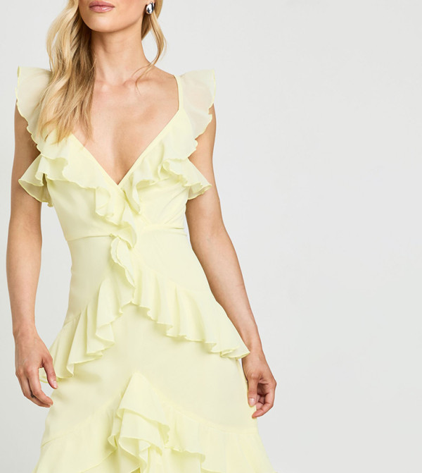 boohoo  maxi-summer-edits - Yellow Maxi Dresses