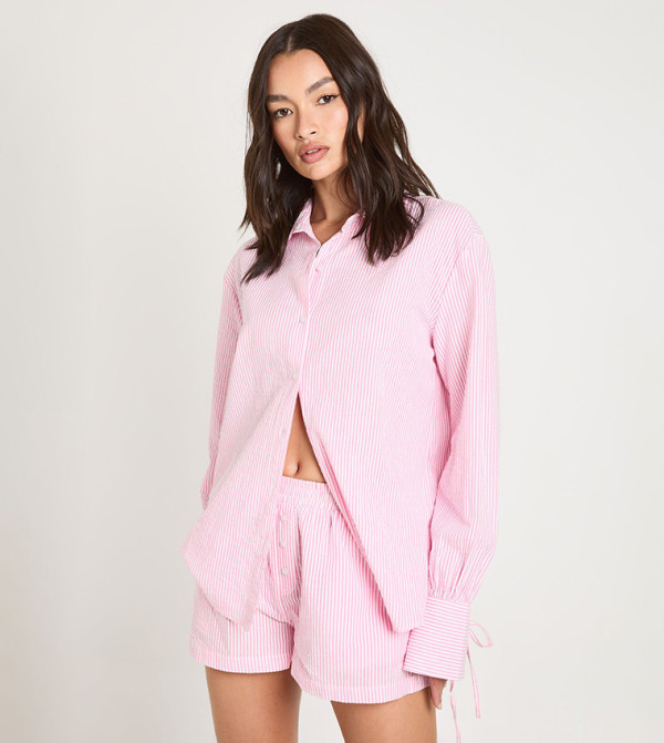 boohoo  resort-edit - Pink Co-Ord Set