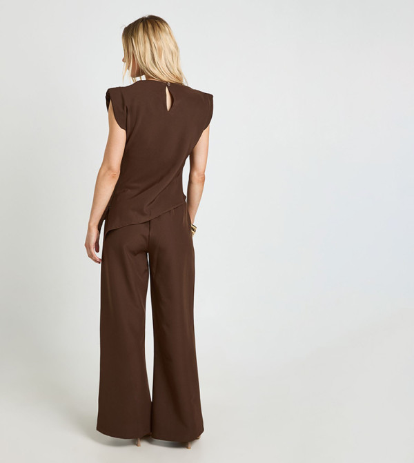 boohoo  Co-Ord Set - Brown Co-Ord Set