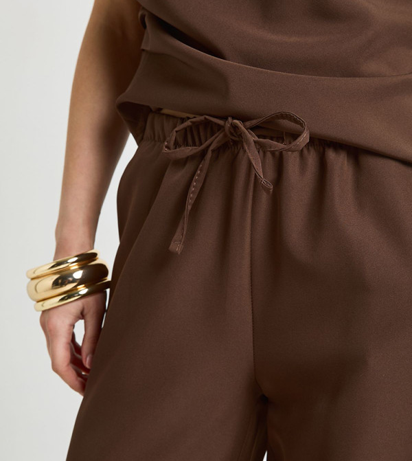boohoo  Co-Ord Set - Brown Co-Ord Set