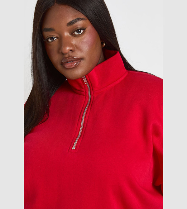 boohoo  Hoodies & Sweatshirts - Red Hoodies & Sweatshirts