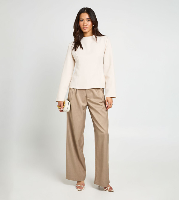 boohoo summer-tailoring - Cream Casual Tops