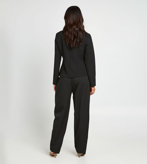 بوهو  summer-tailoring - أسود Casual Tops