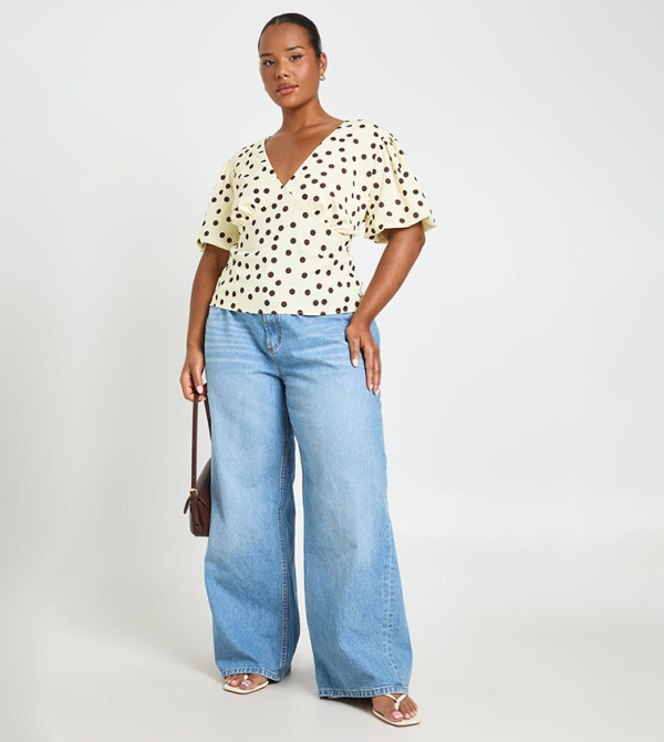 boohoo  Tops - Light Yellow Tops