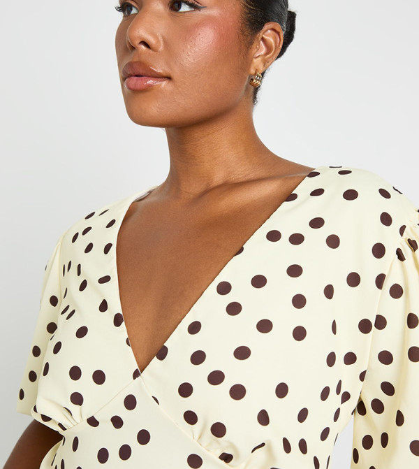 boohoo  Tops - Light Yellow Tops