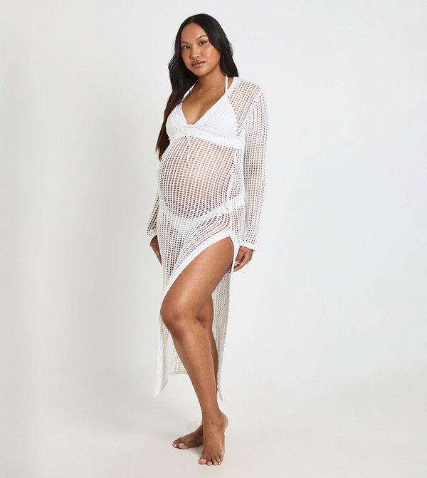 boohoo  Maternity Clothing - White Dresses