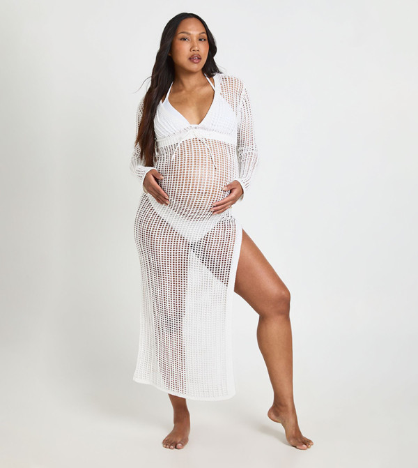 boohoo  Maternity Clothing - White Dresses