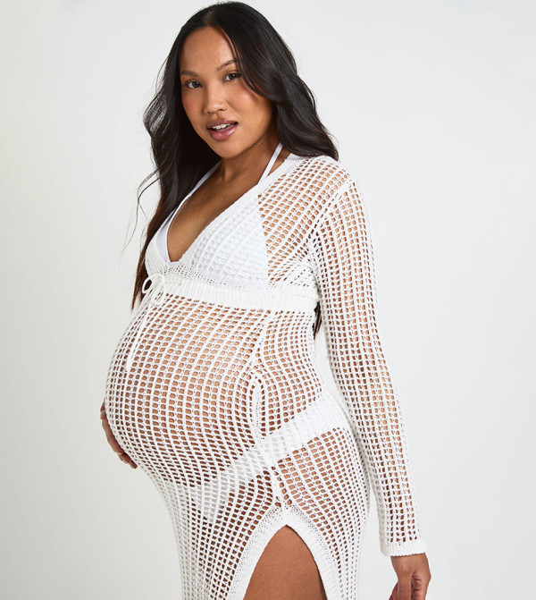 boohoo  Maternity Clothing - White Dresses