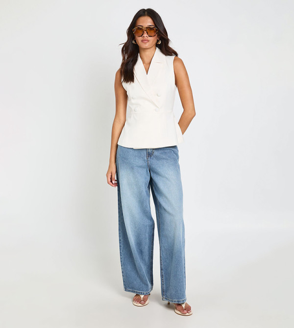 boohoo  Jackets & Coats - White Waistcoats