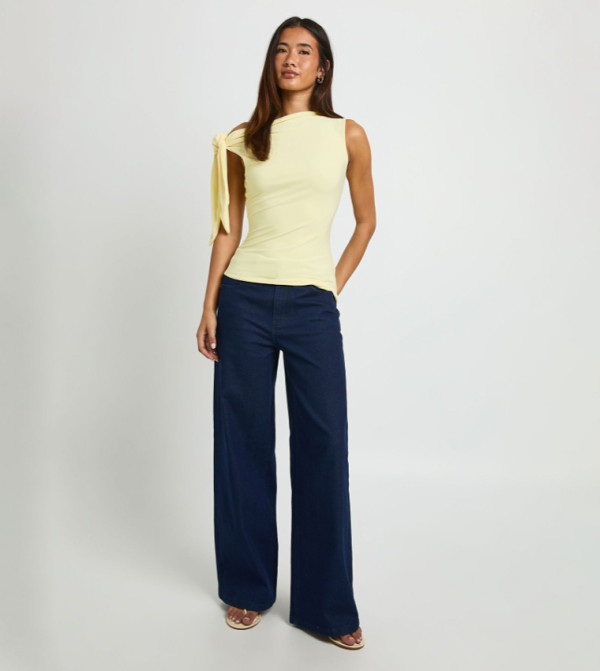boohoo  Sleeveless Tops - Yellow Sleeveless Tops