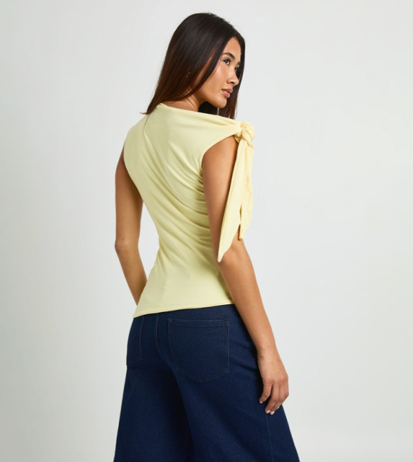 boohoo  Sleeveless Tops - Yellow Sleeveless Tops
