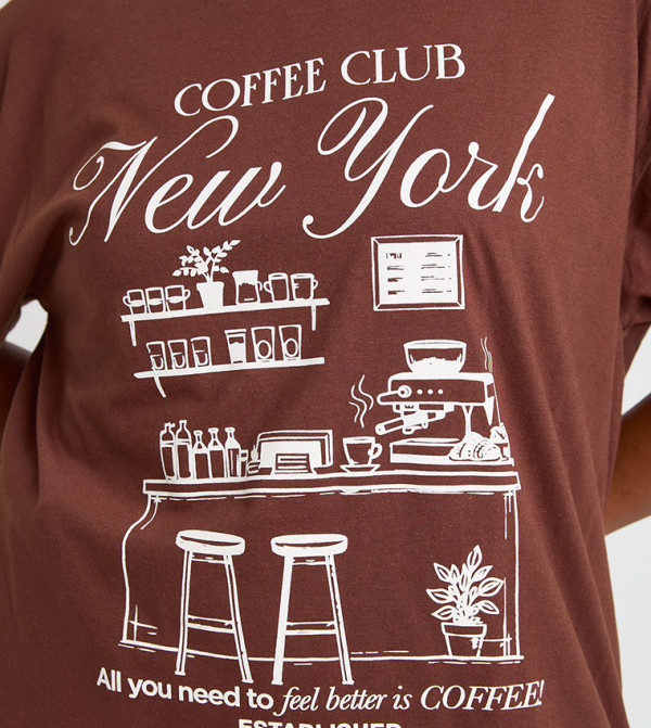 boohoo - Brown Short Sleeve T-Shirts