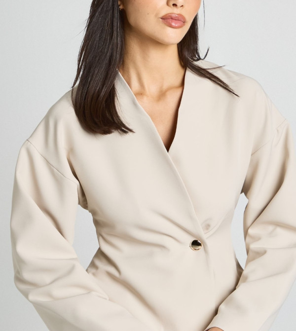 بوهو  توبات كاجوال  - بيج Casual Tops