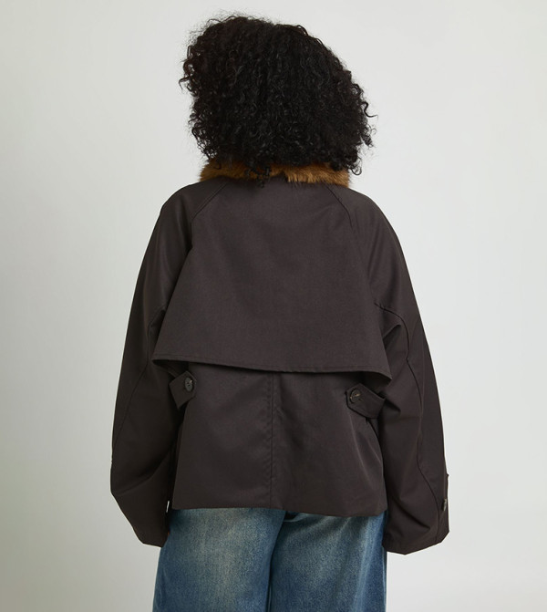 boohoo  Jackets & Coats - Brown Jackets & Coats