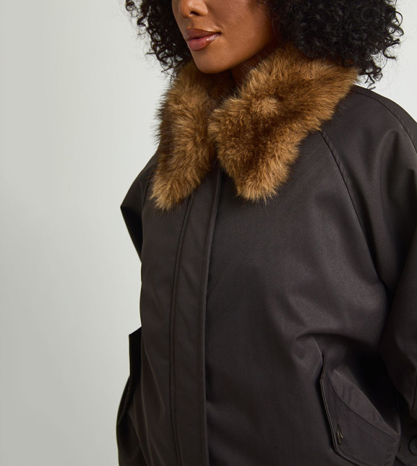 boohoo  Jackets & Coats - Brown Jackets & Coats