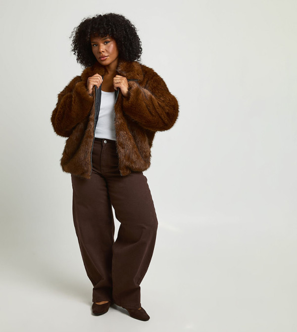 boohoo  Jackets & Coats - Brown Jackets & Coats