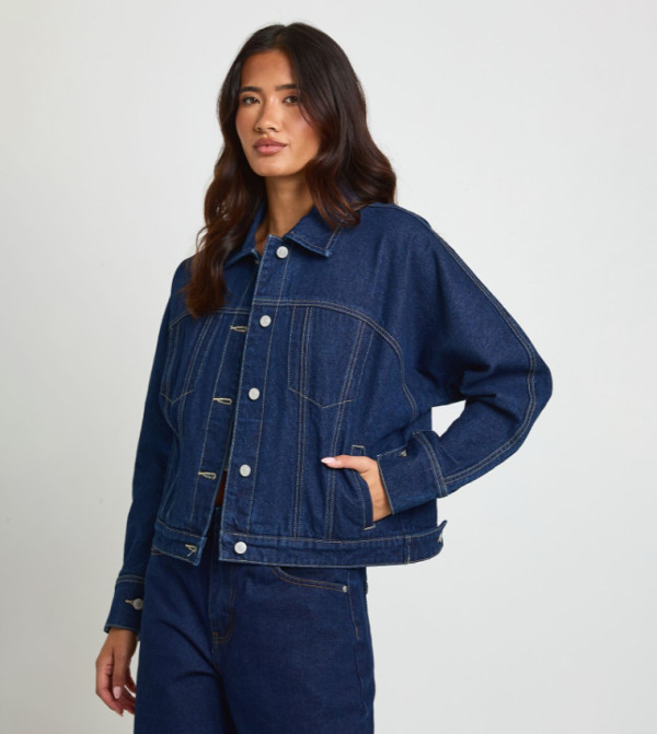 boohoo  Denim Jackets - Blue Denim Jackets