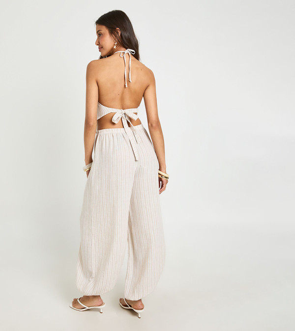 boohoo  Swimwear - Beige Beachwear & Accessories