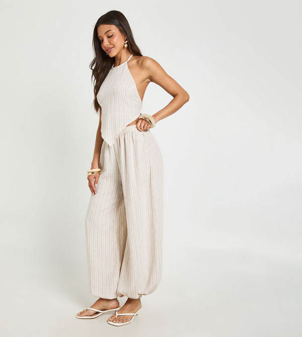 boohoo  Swimwear - Beige Beachwear & Accessories