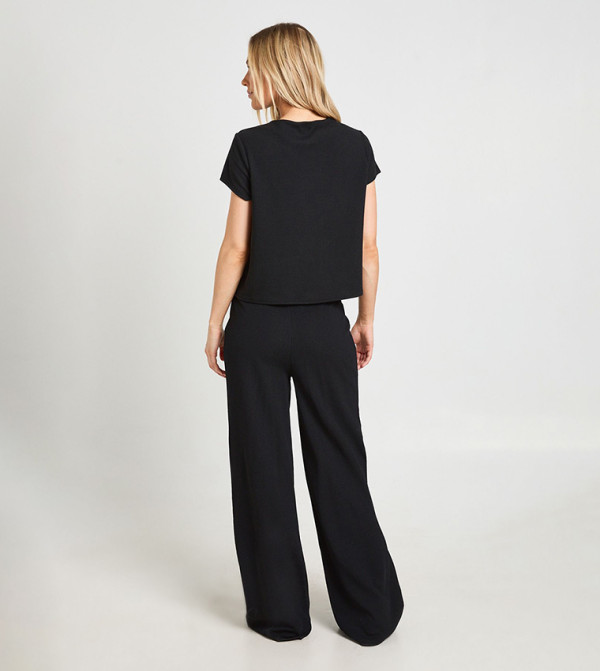 بوهو  co-ord-sets - أسود Co-Ord Set