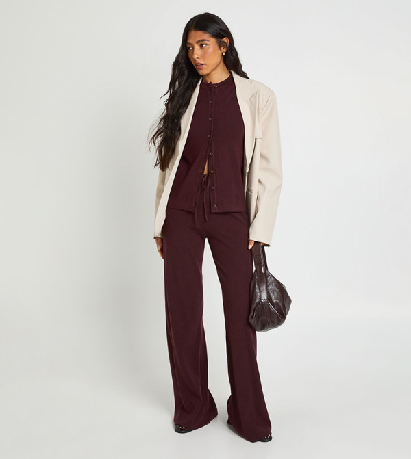 boohoo  Clothing Sets - Brown Co-Ord Set